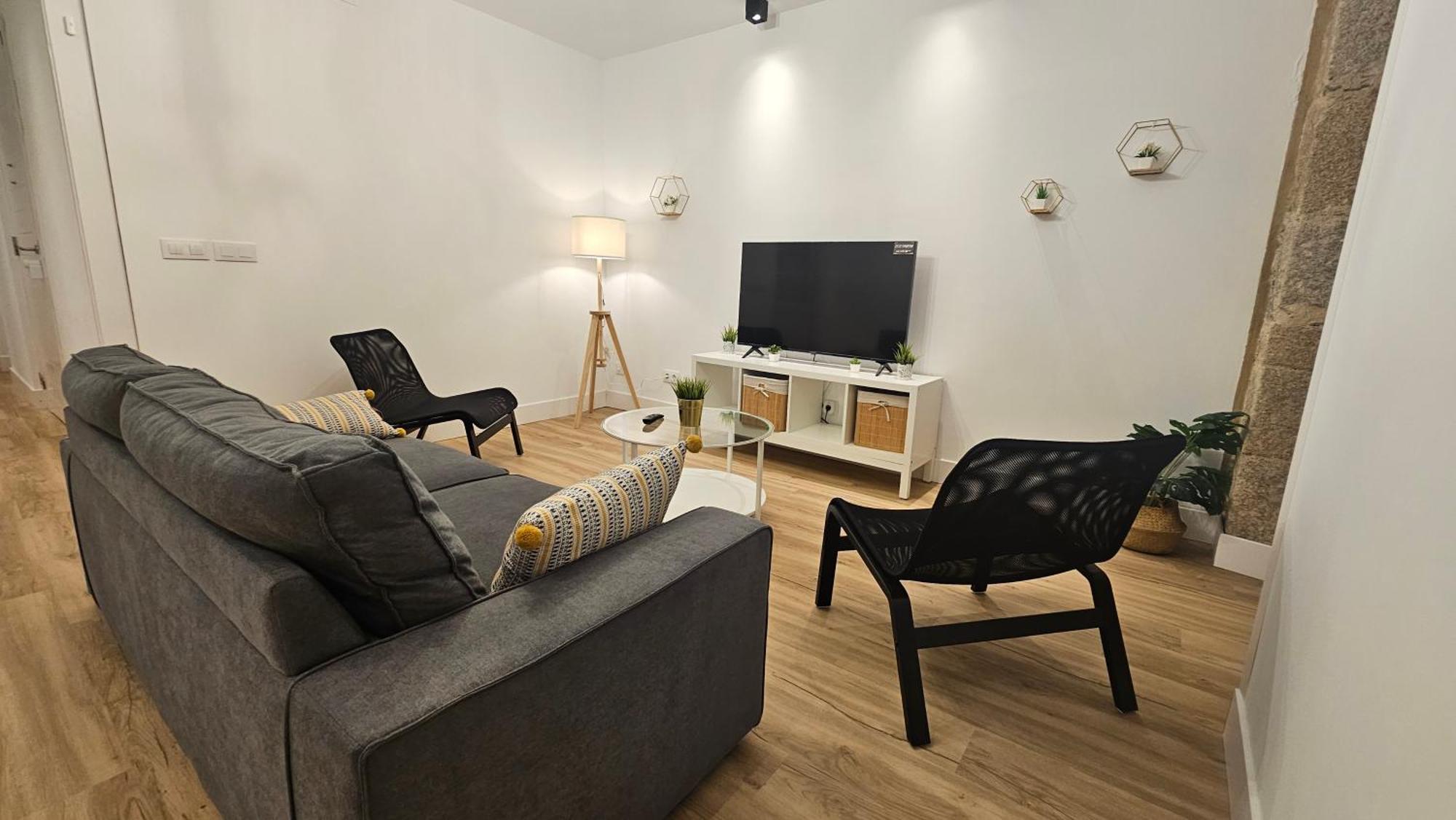 Apartamentos En El Centro - Plaza De Amboage - Wifi แฟร์โรล ภายนอก รูปภาพ