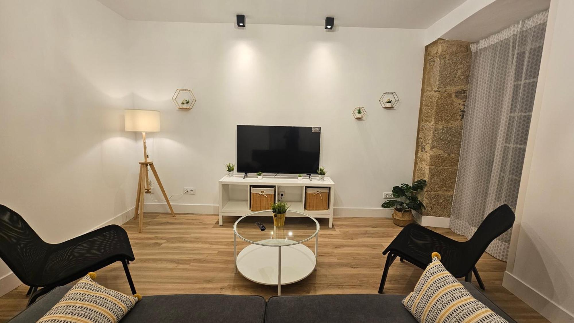 Apartamentos En El Centro - Plaza De Amboage - Wifi แฟร์โรล ภายนอก รูปภาพ